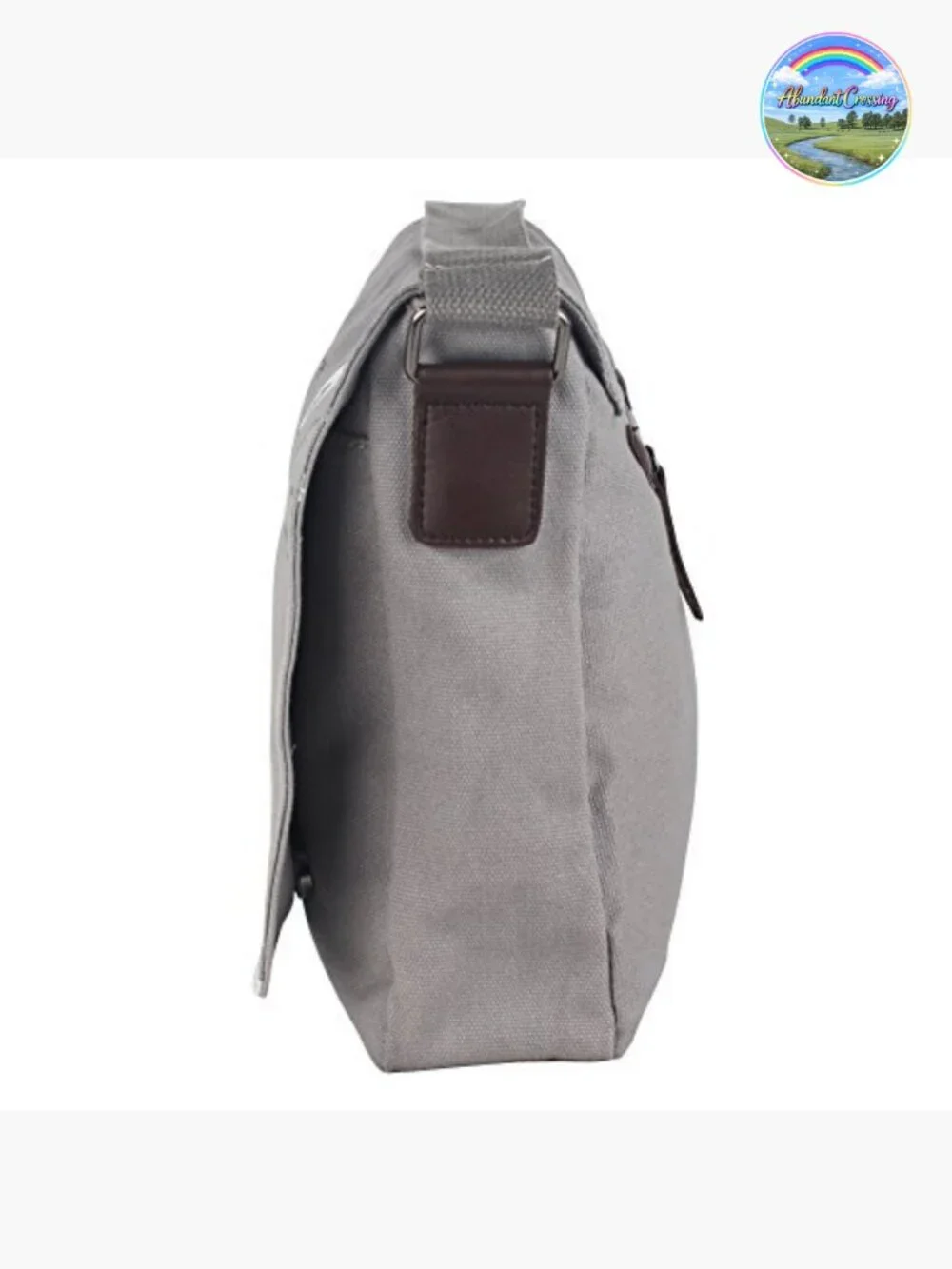 Canvas Messenger Bag with Cat Pattern Shoulder Bag Crossbody Satchel School Bag